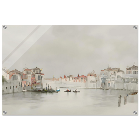 Venetian Whispers – Serene Canal Wall Art Print - Acrylic Print - 50x75 cm / 20x30″ - 