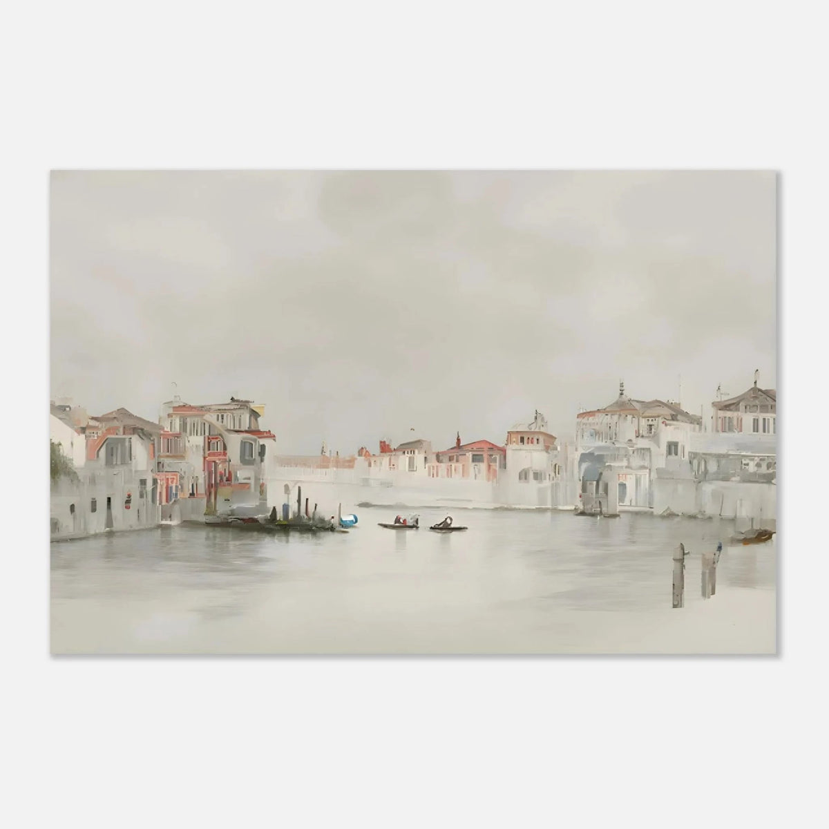 Venetian Whispers – Serene Canal Wall Art Print - Aluminum Print - 20x30 cm / 8x12″ - 