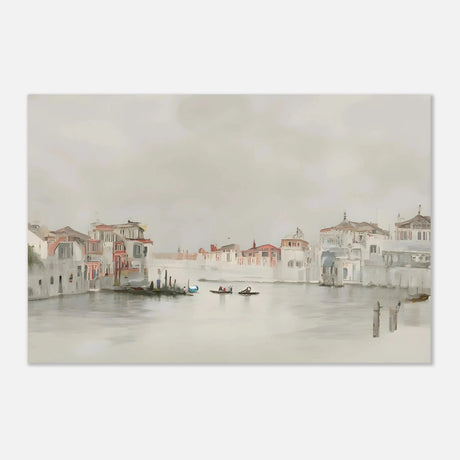 Venetian Whispers – Serene Canal Wall Art Print - Aluminum Print - 20x30 cm / 8x12″ - 