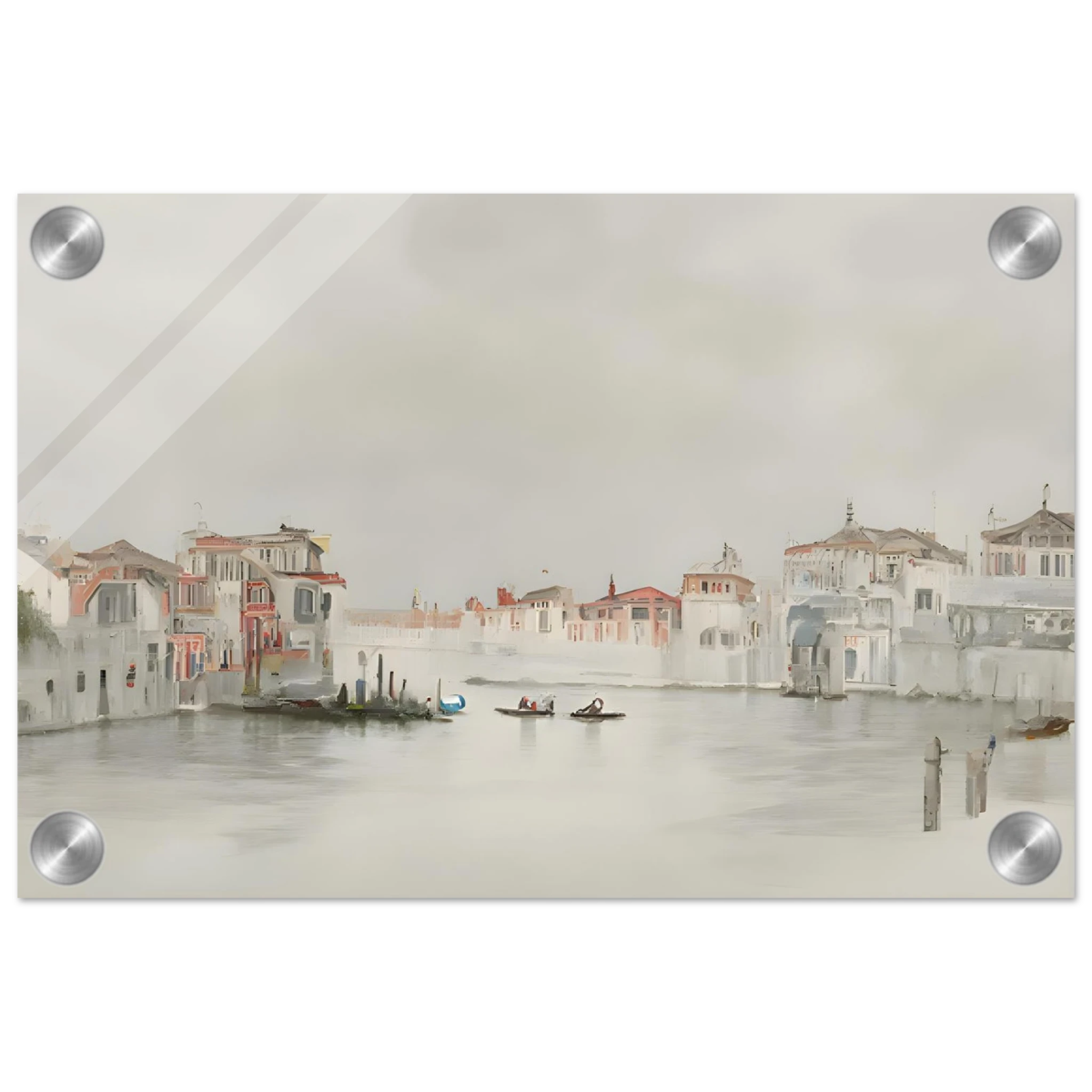 Venetian Whispers – Serene Canal Wall Art Print - Acrylic Print - 20x30 cm / 8x12″ - 