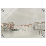Venetian Whispers – Serene Canal Wall Art Print - Acrylic Print - 20x30 cm / 8x12″ - 
