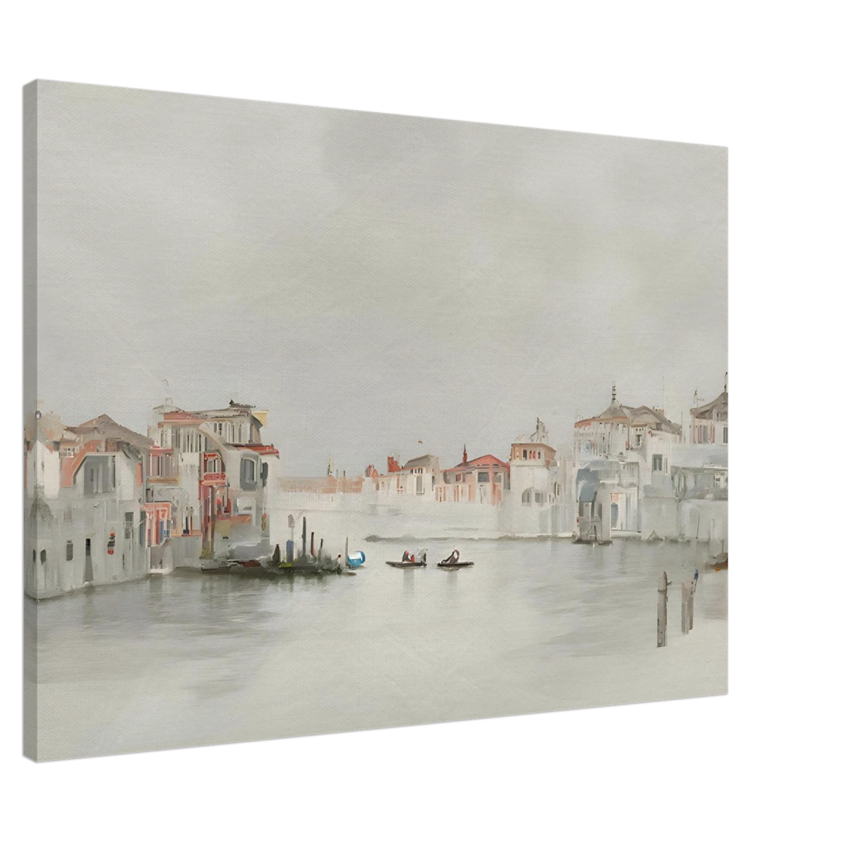 Venetian Whispers – Serene Canal Wall Art Print - Canvas - 70x100 cm / 28x40″ - 