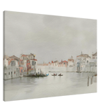 Venetian Whispers – Serene Canal Wall Art Print - Canvas - 70x100 cm / 28x40″ - 