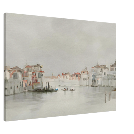 Venetian Whispers – Serene Canal Wall Art Print - Canvas - 70x100 cm / 28x40″ - 