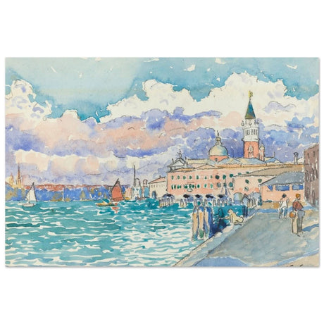 Venice (ca. 1903) by Henri - Edmond Cross | Vintage wall art print - Aluminum Print - 50x75 cm / 20x30″ - 