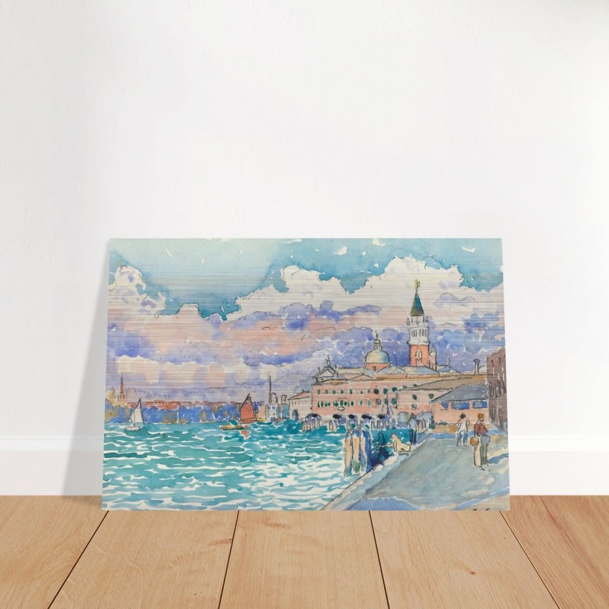 Venice (ca. 1903) by Henri - Edmond Cross | Vintage wall art print - Brushed Aluminum Print - 60x90 cm / 24x36″ - 