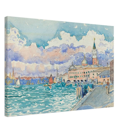 Venice (ca. 1903) by Henri - Edmond Cross | Vintage wall art print - Canvas - 50x75 cm / 20x30″ - 