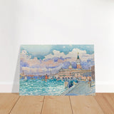 Venice (ca. 1903) by Henri - Edmond Cross | Vintage wall art print - Brushed Aluminum Print - 50x75 cm / 20x30″ - 