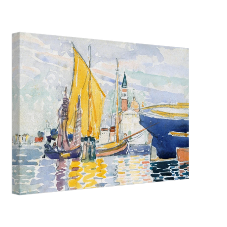 Venice - The Giudecca by Henri - Edmond Cross (Henri - Edmond Delacroix) - Canvas - 30x45 cm / 12x18″ - 
