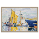 Venice - The Giudecca by Henri - Edmond Cross (Henri - Edmond Delacroix) - Framed Canvas - 60x90 cm / 24x36″ - Wood frame