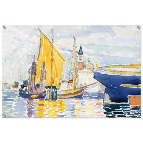 Venice - The Giudecca by Henri - Edmond Cross (Henri - Edmond Delacroix) - Acrylic Print - 60x90 cm / 24x36″ - 