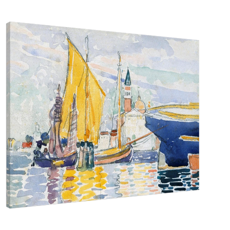 Venice - The Giudecca by Henri - Edmond Cross (Henri - Edmond Delacroix) - Canvas - 70x100 cm / 28x40″ - 