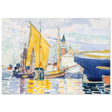 Venice - The Giudecca by Henri - Edmond Cross (Henri - Edmond Delacroix) - Fine Art Poster - 70x100 cm / 28x40″ - 