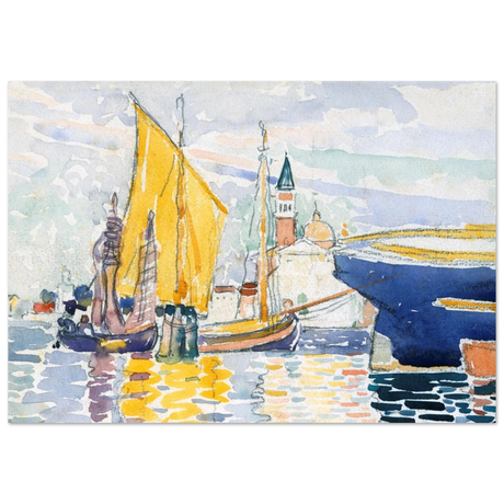 Venice - The Giudecca by Henri - Edmond Cross (Henri - Edmond Delacroix) - Fine Art Poster - 70x100 cm / 28x40″ - 