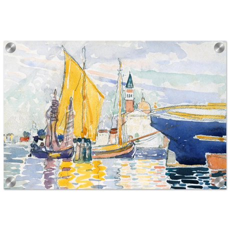 Venice - The Giudecca by Henri - Edmond Cross (Henri - Edmond Delacroix) - Acrylic Print - 30x45 cm / 12x18″ - 