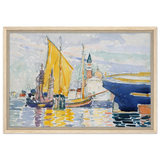 Venice - The Giudecca by Henri - Edmond Cross (Henri - Edmond Delacroix) - Framed Canvas - 40x60 cm / 16x24″ - Wood frame