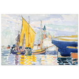 Venice - The Giudecca by Henri - Edmond Cross (Henri - Edmond Delacroix) - Fine Art Poster - 30x45 cm / 12x18″ - 