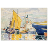 Venice - The Giudecca by Henri - Edmond Cross (Henri - Edmond Delacroix) - Wood Prints - 70x100 cm / 28x40″ - 