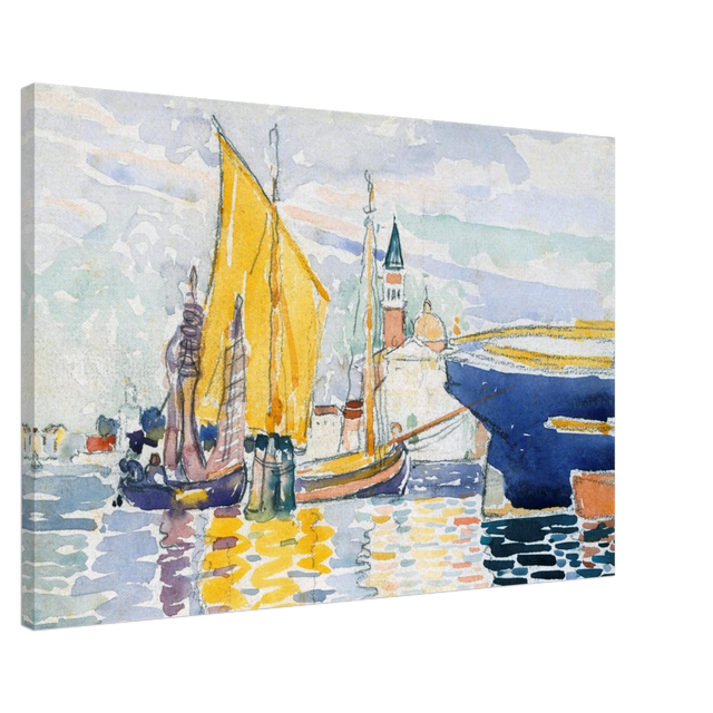 Venice - The Giudecca by Henri - Edmond Cross (Henri - Edmond Delacroix) - Canvas - 60x90 cm / 24x36″ - 