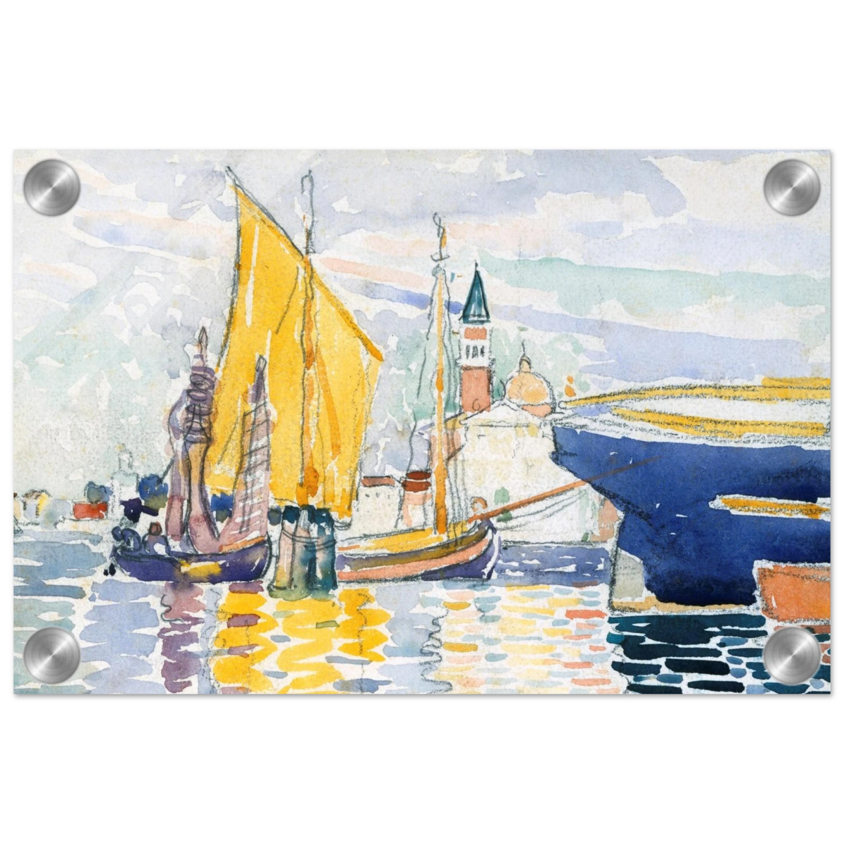 Venice - The Giudecca by Henri - Edmond Cross (Henri - Edmond Delacroix) - Acrylic Print - 20x30 cm / 8x12″ - 