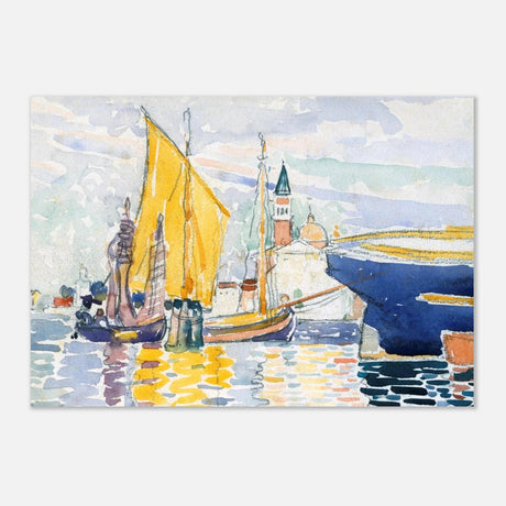 Venice - The Giudecca by Henri - Edmond Cross (Henri - Edmond Delacroix) - Aluminum Print - 70x100 cm / 28x40″ - 