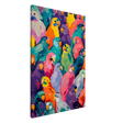 "Vibrant Flock" – A Burst of Color and Life | Wall art Print - 60x90 cm / 24x36″ - Canvas - 