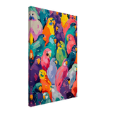 "Vibrant Flock" – A Burst of Color and Life | Wall art Print - 40x60 cm / 16x24″ - Canvas - 