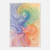 Vibrant Trio: Colorful Abstractions - Canvas - 30X45 CM / 12X18″ - 