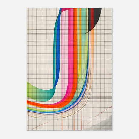 Vibrant Trio: Colorful Abstractions - Canvas - 30X45 CM / 12X18″ - 