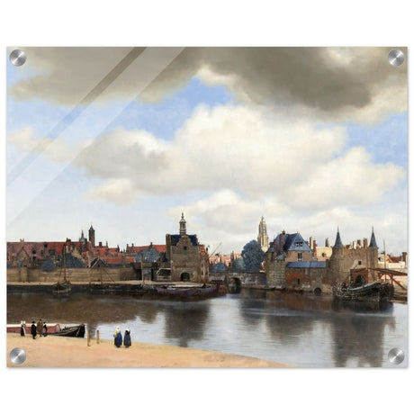 View of Delft by Johannes Vermeer 1661 | Vintage wall art print - Acrylic Print - 40x50 cm / 16x20″ - 