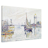 View of Les Sables d'Olonne (1929) by Paul Signac | wall art print - 60x90 cm / 24x36″ - Canvas - 