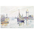 View of Les Sables d'Olonne (1929) by Paul Signac | wall art print - 60x90 cm / 24x36″ - Aluminum Print - 