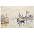 View of Les Sables d'Olonne (1929) by Paul Signac | wall art print - 30x45 cm / 12x18″ - Wood Prints - 