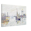 View of Les Sables d'Olonne (1929) by Paul Signac | wall art print - 40x60 cm / 16x24″ - Canvas - 