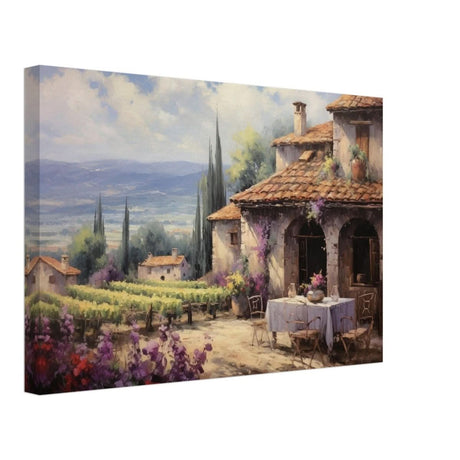 Vineyard Elegance | Nature Art Wall art print - Canvas - 30x45 cm / 12x18″ - 