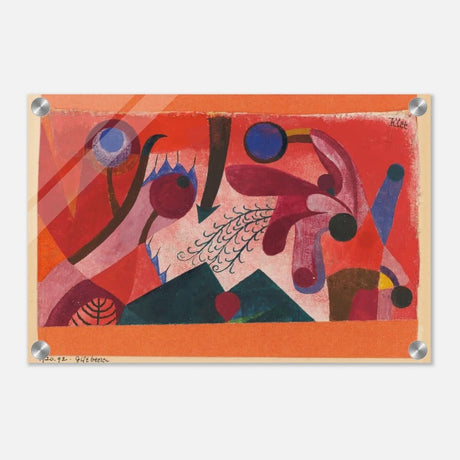 Vintage Art Wall art print | Giftbeeren (Poisonous Berries) by Paul Klee (1920) - Acrylic Print - 30x45 cm / 12x18″ - 