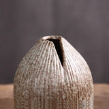 Vintage Ceramic Craft Tabletop Vases – Handmade Decorative Ornaments for Home & Office - Black - 