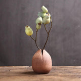 Vintage Ceramic Craft Tabletop Vases – Handmade Decorative Ornaments for Home & Office - Blue - 