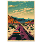 Vintage Pop Art Wall Art - Aluminum Print - 40x60 cm / 16x24″ - 