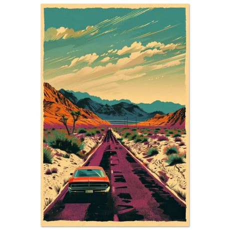 Vintage Pop Art Wall Art - Aluminum Print - 40x60 cm / 16x24″ - 