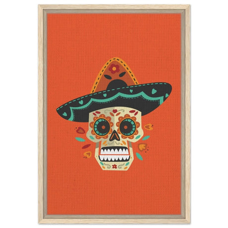 Viva La Vida | Digital wall art print - 40x60 cm / 16x24″ - Framed Canvas - Wood frame