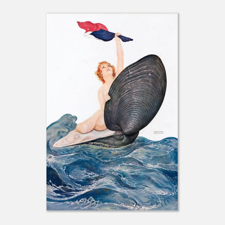 Vive la France by Raphael Kirchner 1917 - Aluminum Print - 60x90 cm / 24x36″ - 