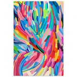 Vivid Energy: The Spectrum of Expression | Abstract Expressionism wall art print - 30x45 cm / 12x18″ - Wood Prints - 