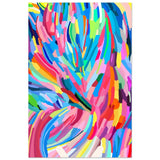 Vivid Energy: The Spectrum of Expression | Abstract Expressionism wall art print - 30x45 cm / 12x18″ - Aluminum Print - 