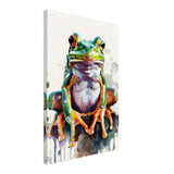 Vivid Leap | Modern watercolor - inspired digital art - 40x60 cm / 16x24″ - Canvas - 