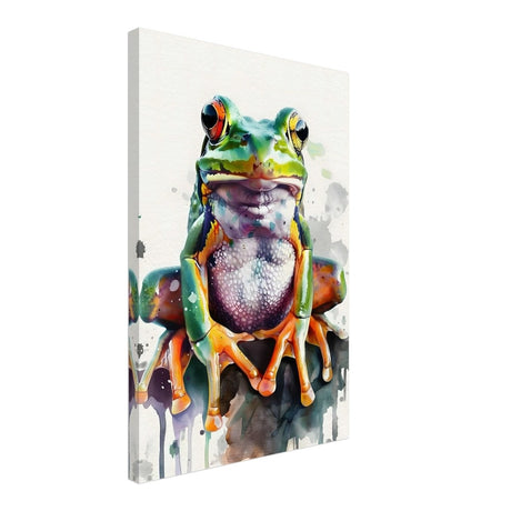 Vivid Leap | Modern watercolor - inspired digital art - 40x60 cm / 16x24″ - Canvas - 