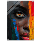 "Vivid Reflections" – Contemporary Abstract Portrait Art | Wall art Print - Acrylic Print - 50x75 cm / 20x30″ - 