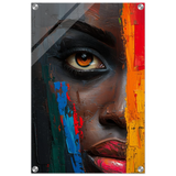 "Vivid Reflections" – Contemporary Abstract Portrait Art | Wall art Print - Acrylic Print - 40x60 cm / 16x24″ - 