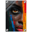"Vivid Reflections" – Contemporary Abstract Portrait Art | Wall art Print - Acrylic Print - 20x30 cm / 8x12″ - 