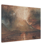 "Volcanic" – Romantic Eruption Wall Art Print Inspired by Vesuvius - Canvas - 70x100 cm / 28x40″ - 